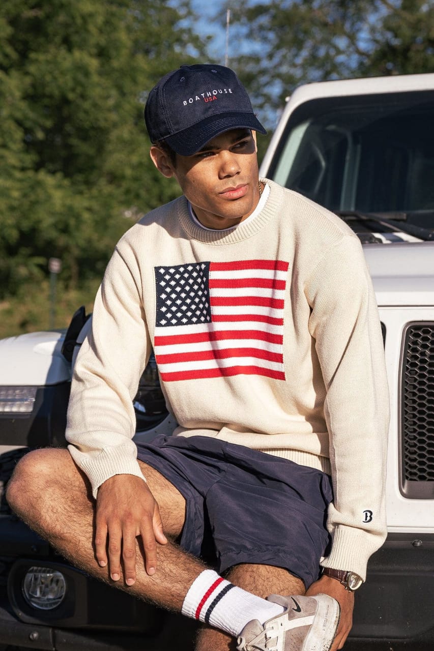 AMERICAN FLAG Sweat shirt