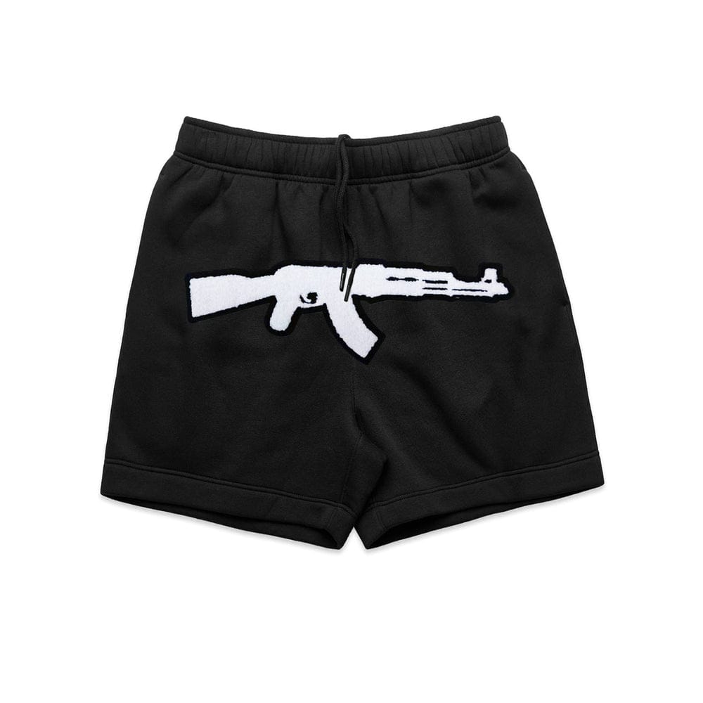 AK CHENILLE PATCH SHORTS