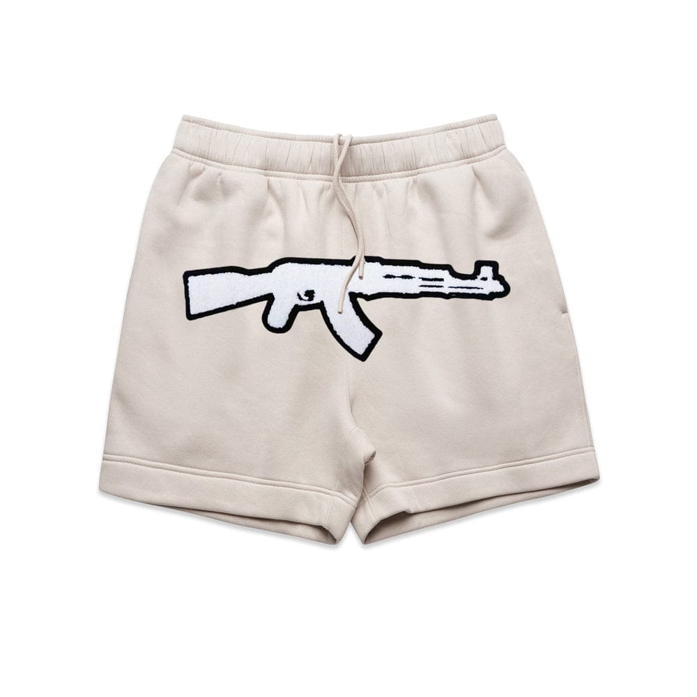 AK CHENILLE PATCH SHORTS