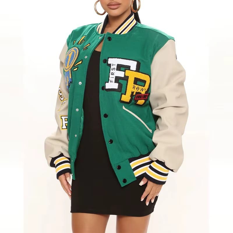 Green Versity jacket