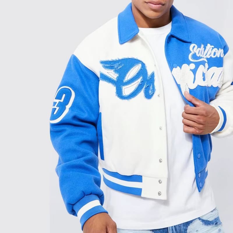 Blue & White Versity jacket